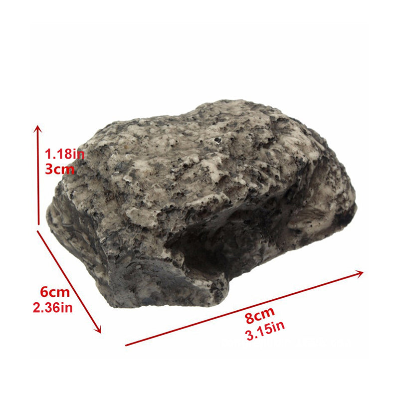 Emergency key holder, natural stone replica, keeps spare key safe and hidden outside