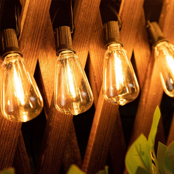 Shatterproof LED string lights, durable for outdoor use and event lighting decor