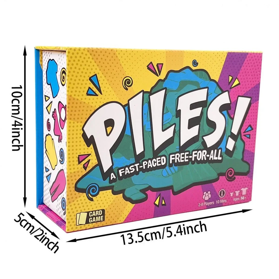 Outfitrix Family Fun Card Game components spread out. Includes colorful cards for engaging family game nights & parties.