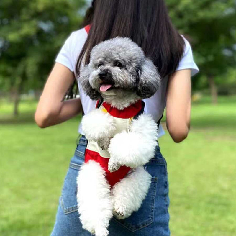 Multi-functional pet carrier backpack, ideal for small dogs and cats, ensuring pet safety & comfort