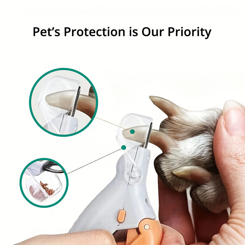 Stress-free LED dog & cat nail clipper for easy, safe paw care, ideal for anxious pets & owners.
