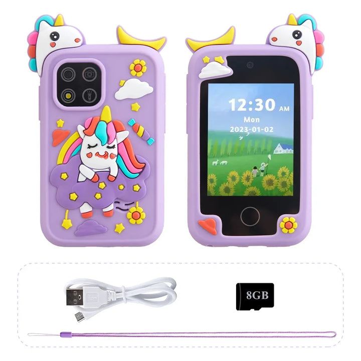 Engage toddlers with PlayoraPhone, an interactive cartoon style toy phone promoting pretend play & early education.