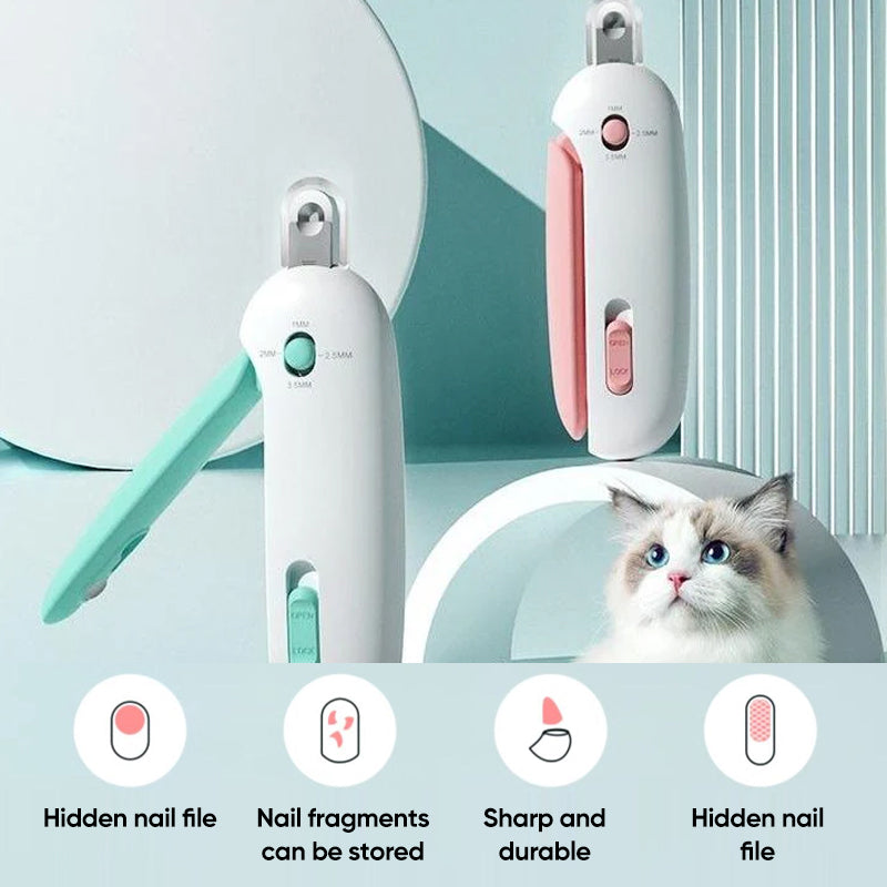 Professional pet nail clippers in pink, a reliable tool for quick & safe nail trimming sessions