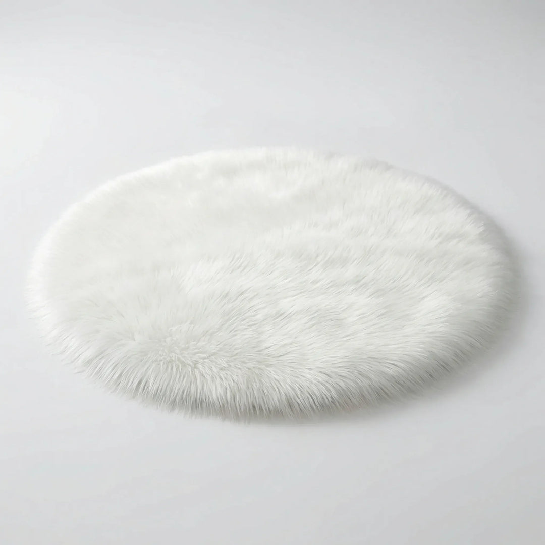 Modern Flowique statement area rug featuring wavy design, plush shag, and non-slip comfort.