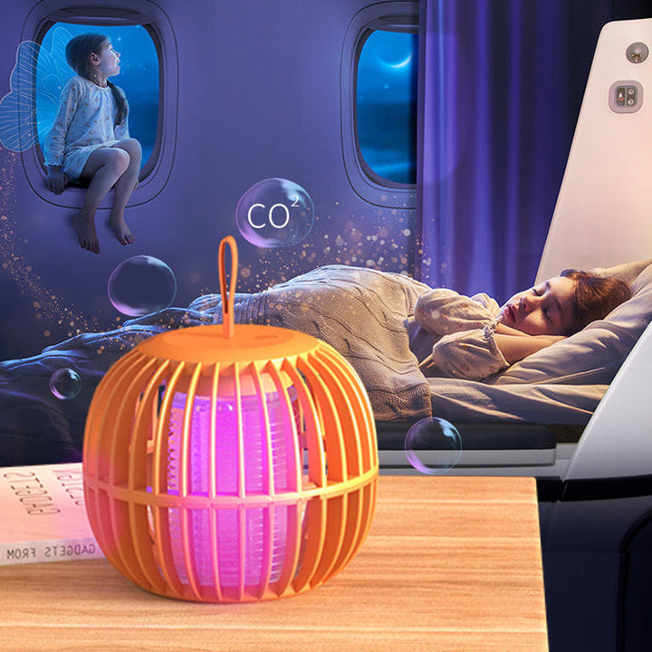 Modern design mosquito killer for houseware, integrated with a soothing night light