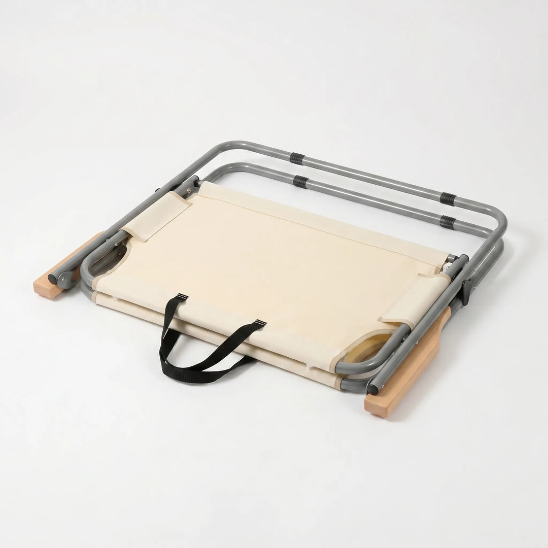 Portable camping bench, a versatile folding 2-person outdoor sofa for travel and gatherings.