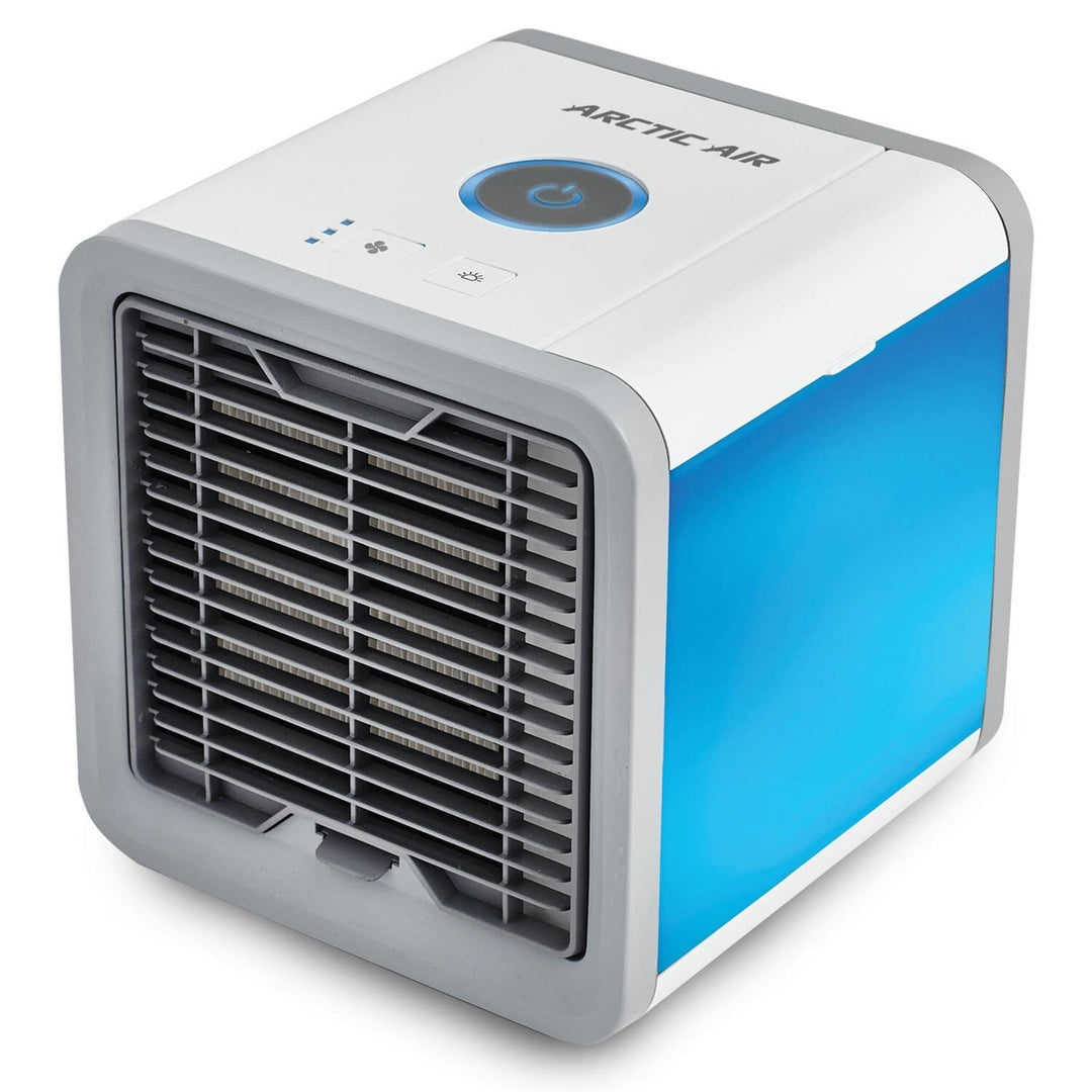 Portable 3-in-1 air cooler, humidifier, & purifier for home comfort. Enjoy personal cooling & improved air quality.