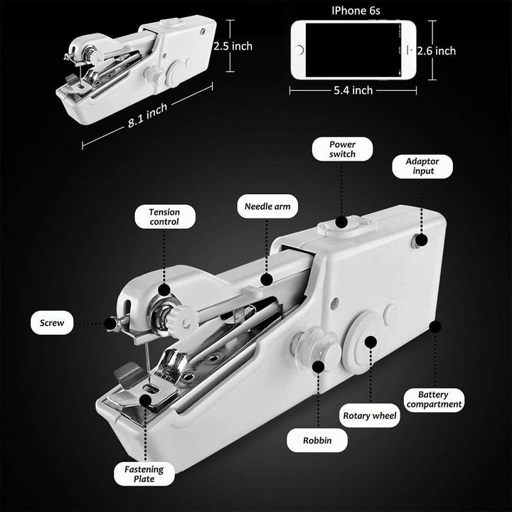 Compact travel sewing tool, excellent for quick fixes and mending clothes while traveling or camping.