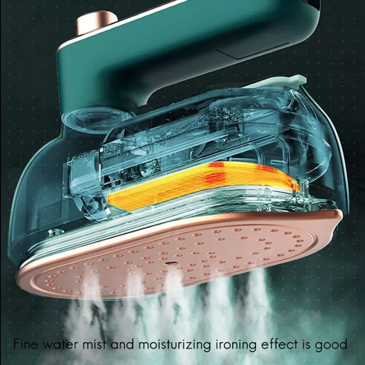 Compact steam iron, powerful and portable for wrinkle-free garments anywhere