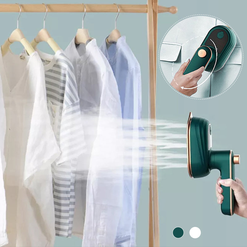 Home appliance: mini steam iron, designed for easy travel and efficient fabric wrinkle care