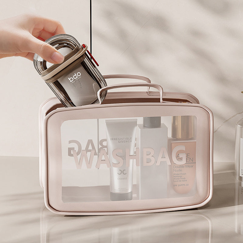Gym-ready soap container, leakproof and compact plastic for easy transport