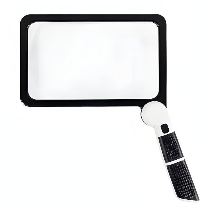Portable LED magnifier with adjustable light, ideal for reading, inspection, and detailed tasks.