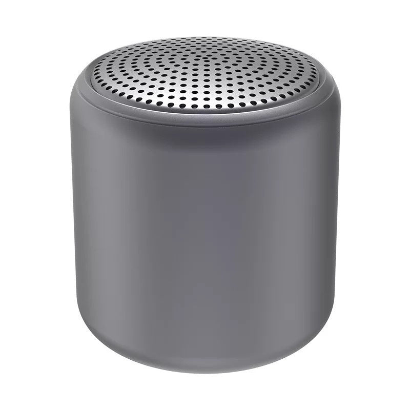 Rechargeable waterproof portable mini Bluetooth speaker, sleek black finish