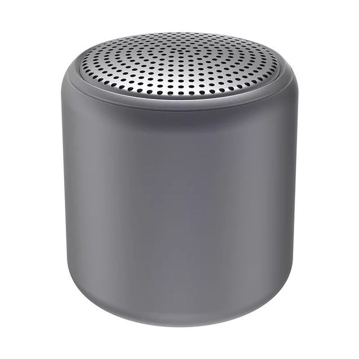 Rechargeable waterproof portable mini Bluetooth speaker, sleek black finish