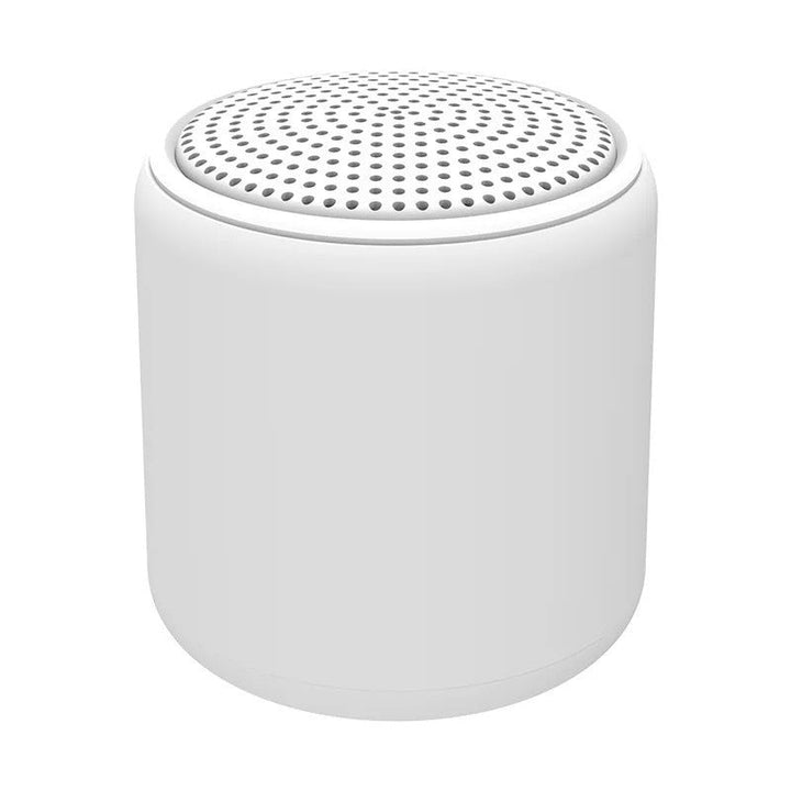 Black portable Bluetooth speaker, mini, waterproof, for home and outdoor use