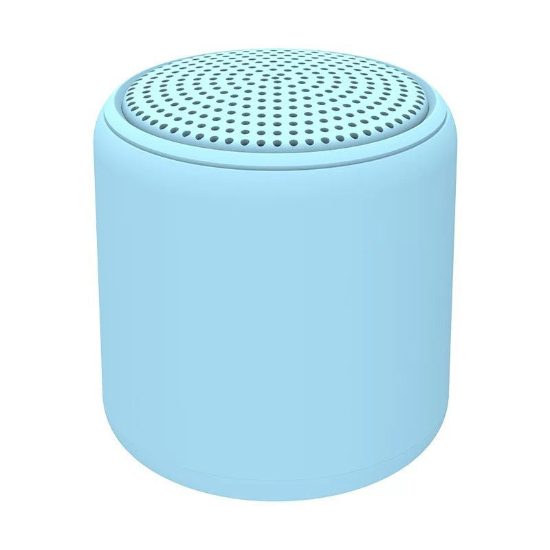 Compact outdoor audio speaker, wireless, waterproof, designed for portability
