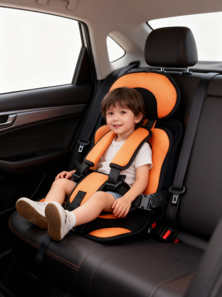 Durable toddler travel car seat, featuring a secure child harness & comfortable design.