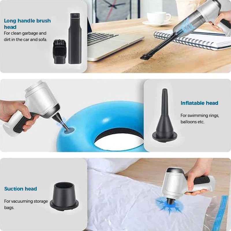 Wireless car vacuum cleaner, ideal for convenient interior detailing