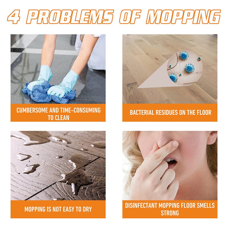 Lemon-scented floor cleaner, powerful decontamination for various home surfaces. Essential household supply.
