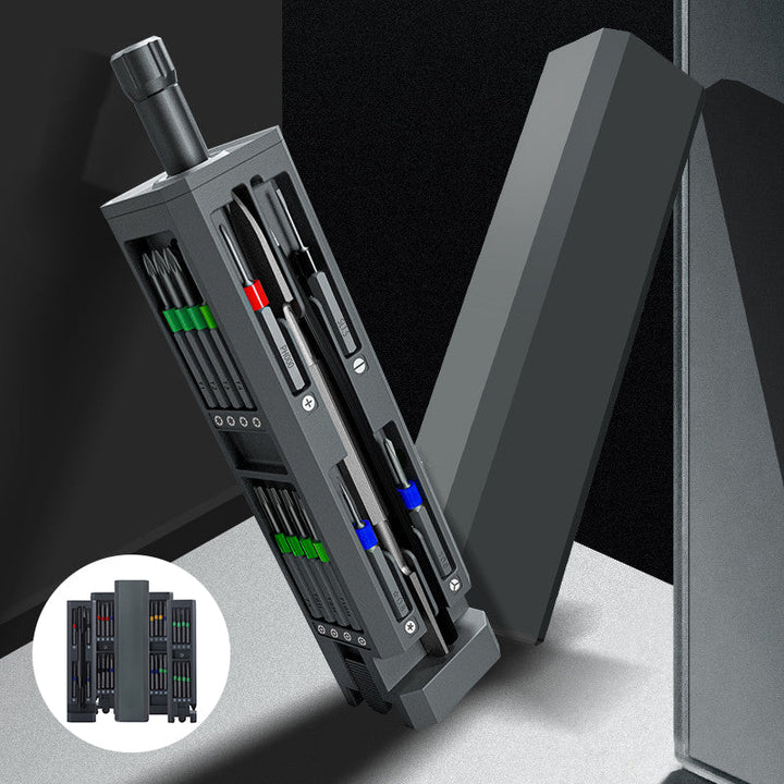 Versatile Precision 31-in-1 Screwdriver Set with magnetic tips for all small device repair needs.