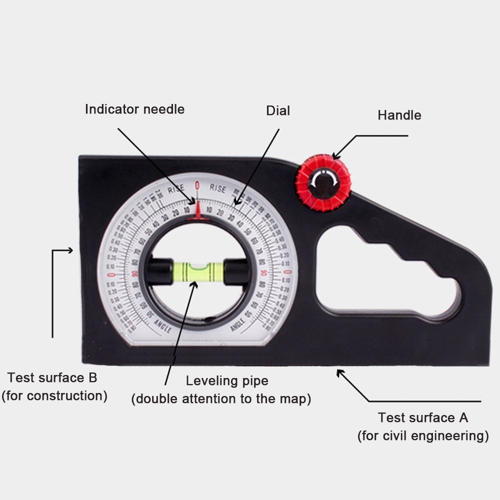 Professional angle measurement device, a digital declinometer for consistent accuracy