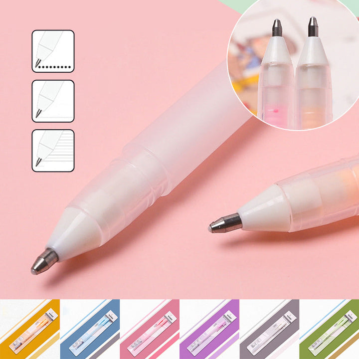Arrangement of crafting materials with a Creative Precision Glue Pen, emphasizing ease of use