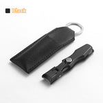 black (with leather case)