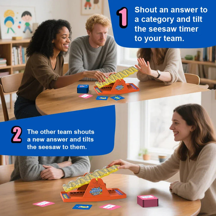 Quickleap party challenge card game. Engaging fun for friends & family gatherings. Fast-paced entertainment.