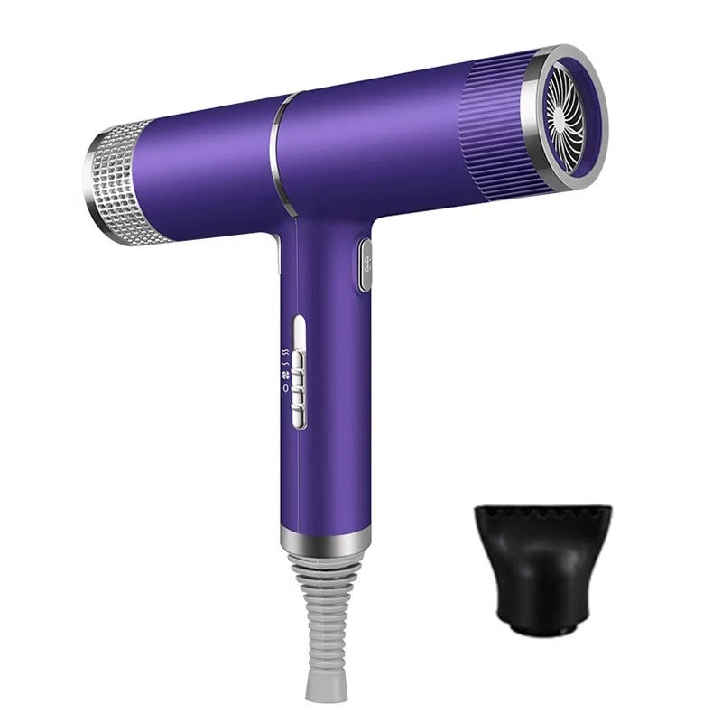 Purple RapidDry Pro ionic hair dryer. Achieve salon-quality, fast, frizz-free results easily.