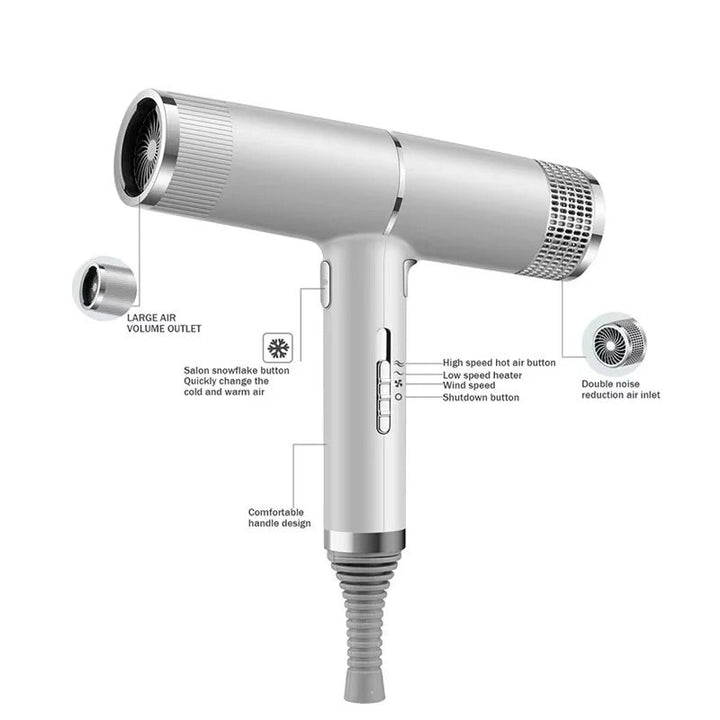 Unisex RapidDry Pro ionic hair dryer. Expert frizz control for smooth, sleek, fast-dried hair.