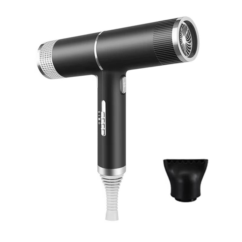 Black RapidDry Pro professional ionic hair dryer. Provides fast, frizz-free styling & heat protection.