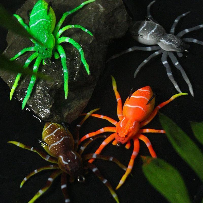 High-quality spider fishing lure, weedless and realistic design for optimal performance