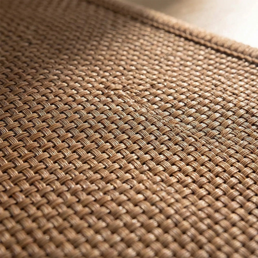 Absorbent unisex bath mat, rectangular non-slip design with Flowique waves. Washable & soft for bathroom safety.