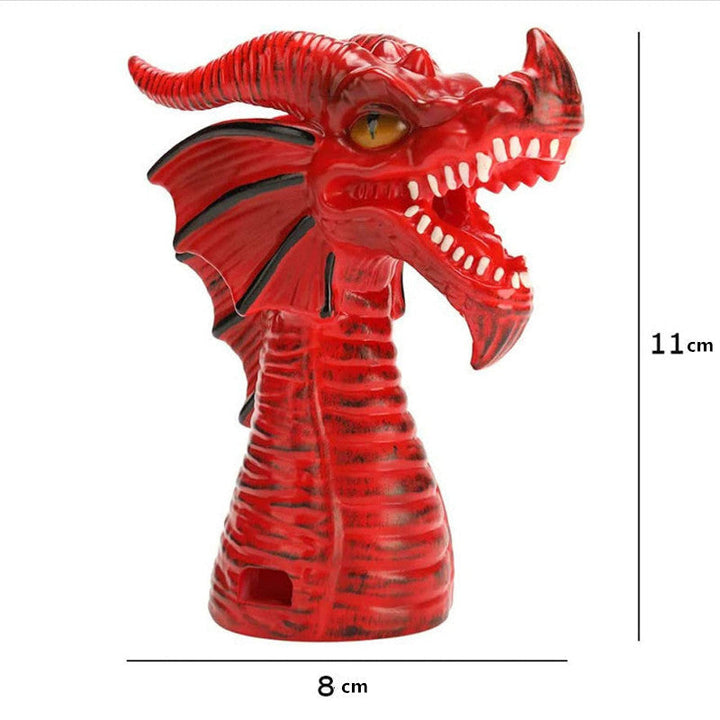 Compact red dragon steam release diverter, kitchen accessory for safe pressure cooking
