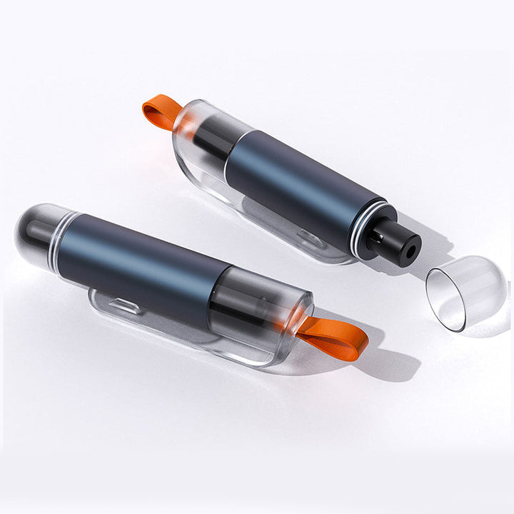 Essential car safety kit item: a universal emergency tool with both window breaker and seat belt cutter