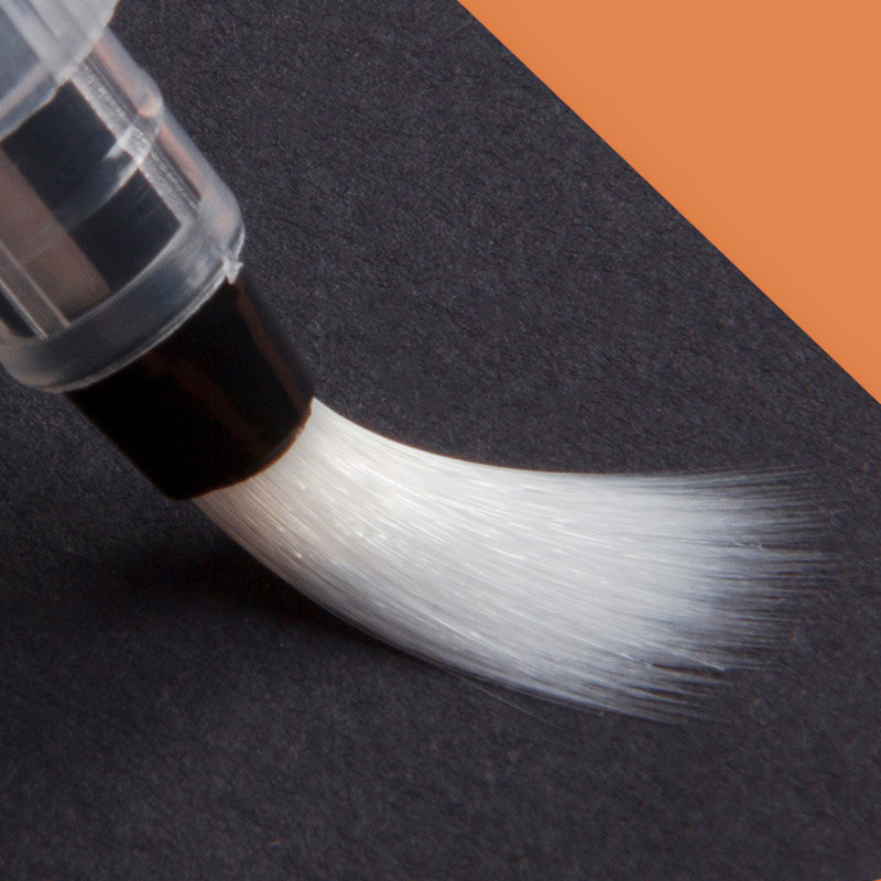 Detailed view of the refill mechanism of the Refillable Paint Touch-Up Pen Brush