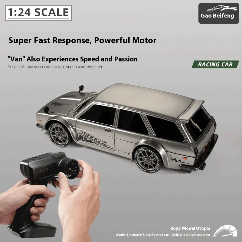 Driftora Retro Touring RC car, high-performance remote control toy for exciting drifting and racing.