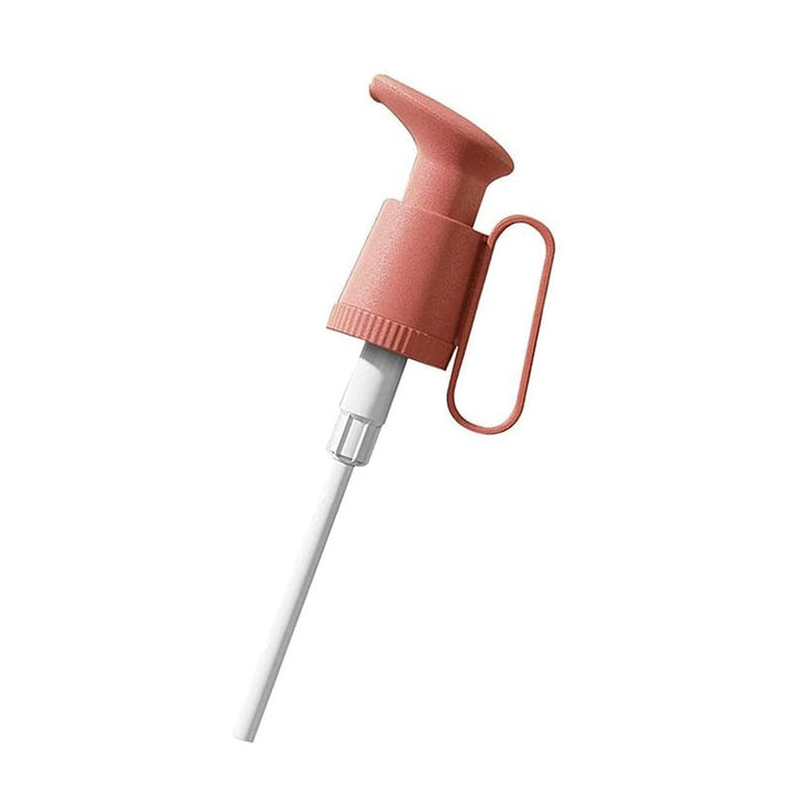 Modern kitchen gadget: pump dispenser for sauces, syrups, and other liquids