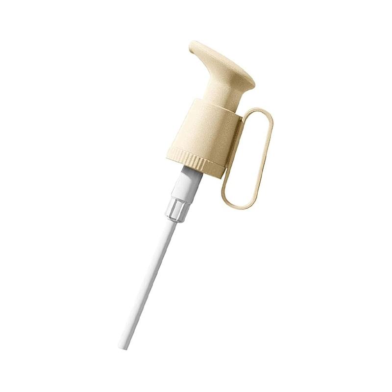 Durable kitchen dispenser pump for everyday use with sauces and syrups