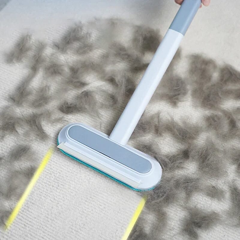 Furniture cleaner: innovative pet hair remover brush designed for sofas, chairs & cushions.