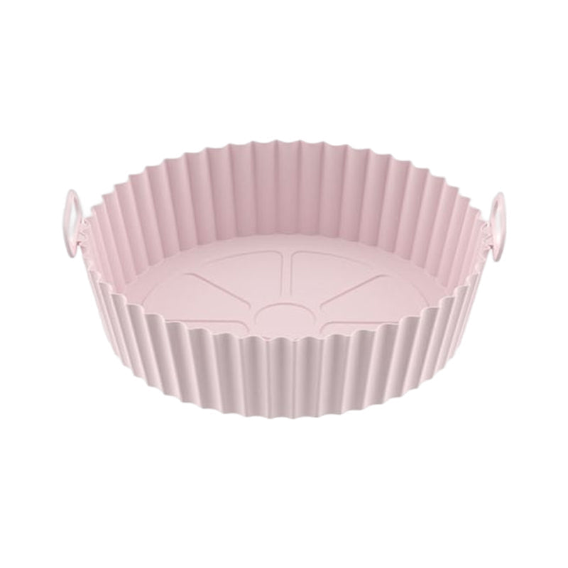 Versatile silicone air fryer accessory, reusable baking tray for various cooking tasks, easy clean