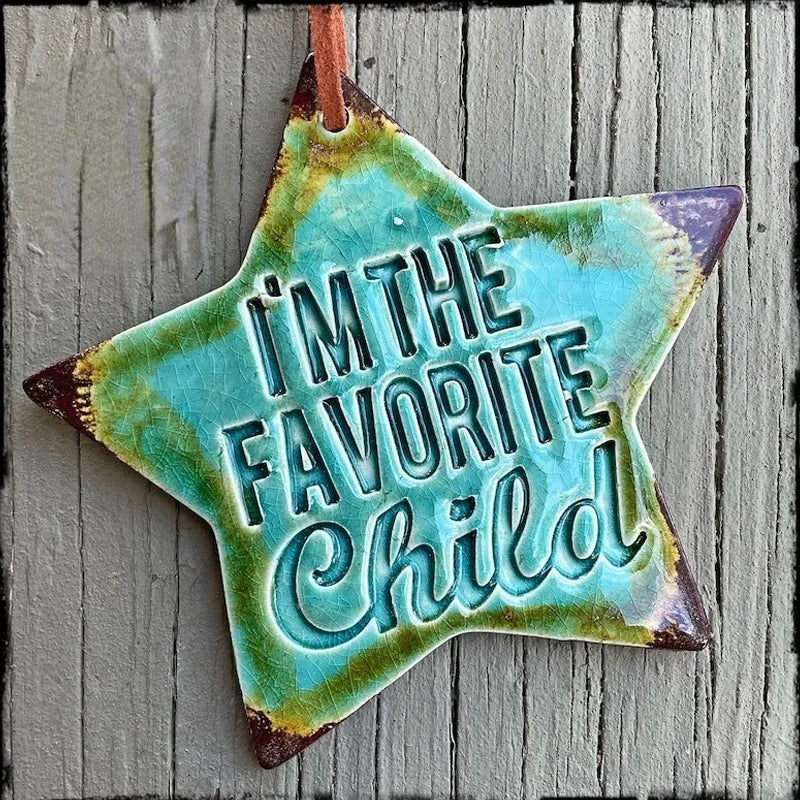 Close-up of 'Soul Sister' ornament, a unique and thoughtful friendship present