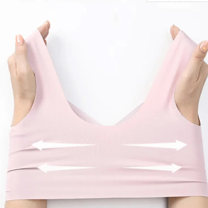 Women's seamless bra, wireless, ultra-thin and padded for ultimate comfort