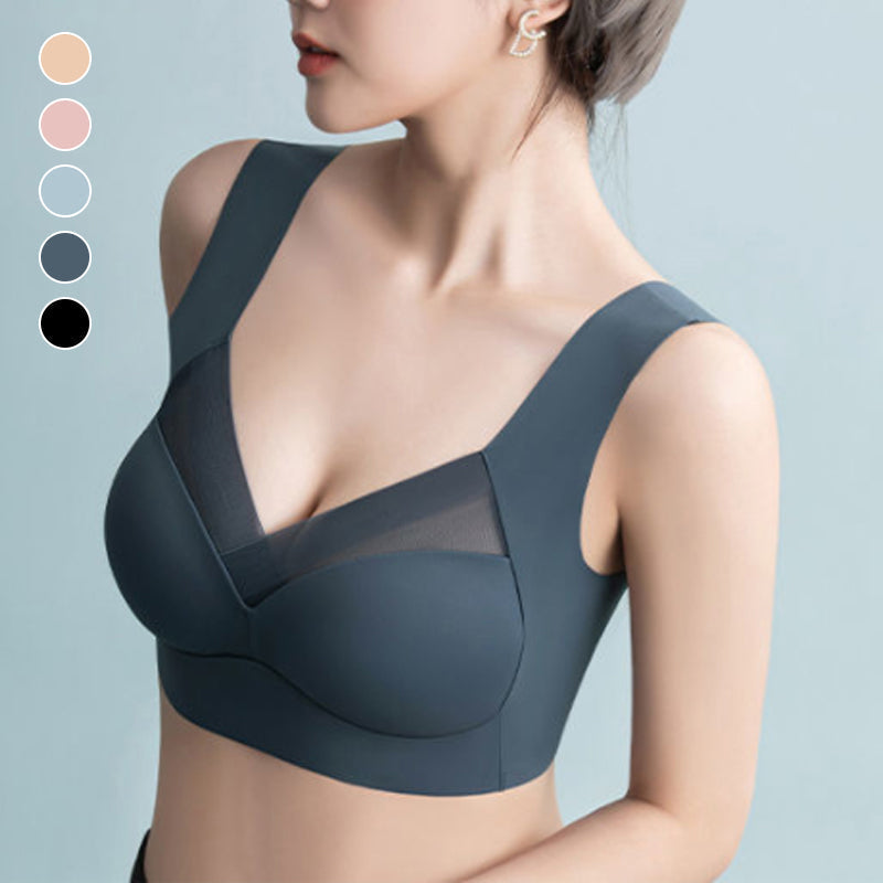 One-piece design women's bra, seamless, wireless, and ultra-thin