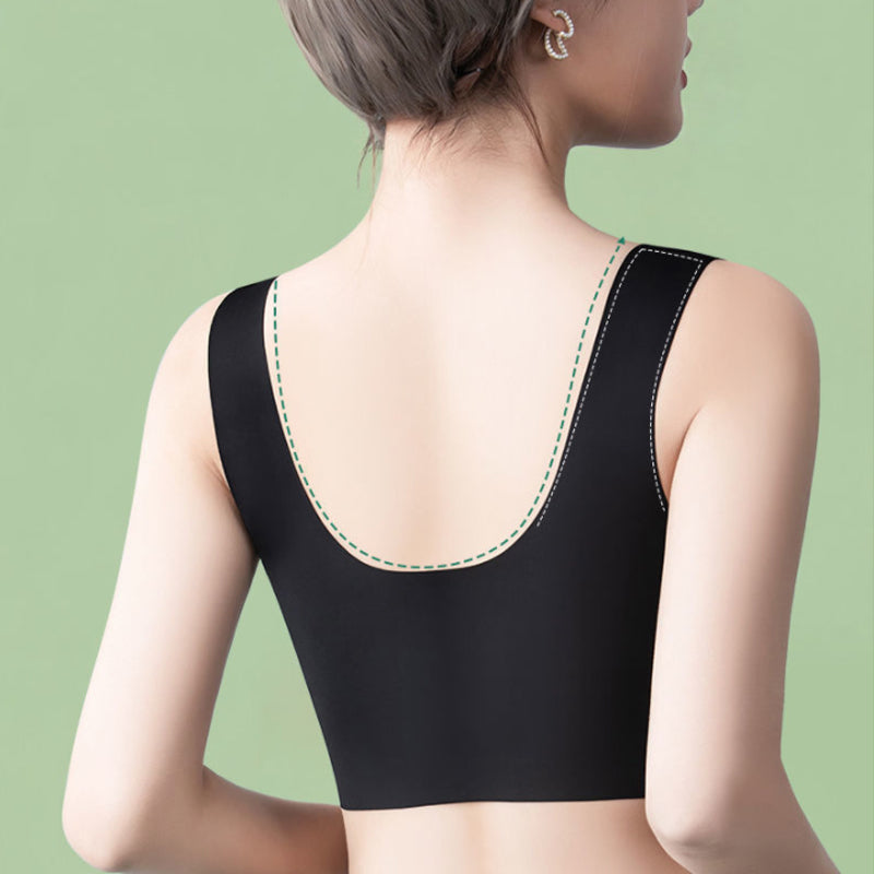 Everyday women's ultra-thin one-piece bra, seamless and wireless for maximum comfort
