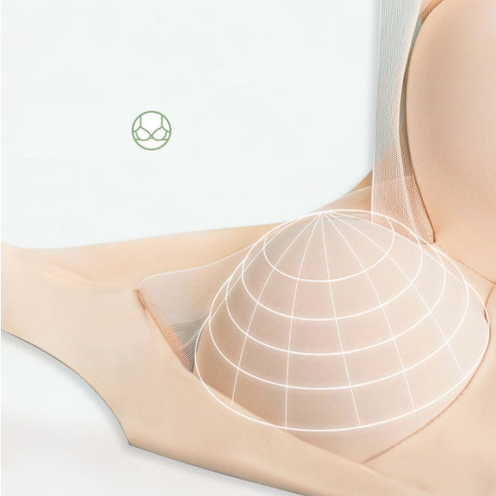 Padded seamless wireless bra for women, ultra-thin and comfortable for daily wear