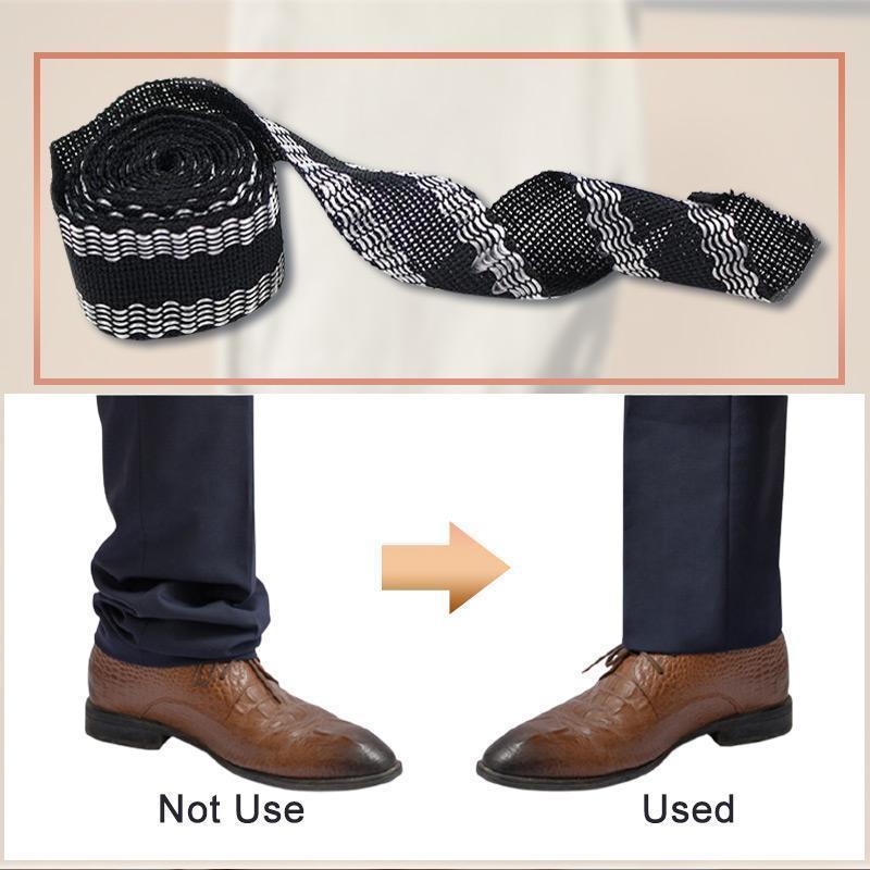 Hemming tape in off-white, shown unrolled, for easy DIY clothing repair and tailoring without glue or stitching.