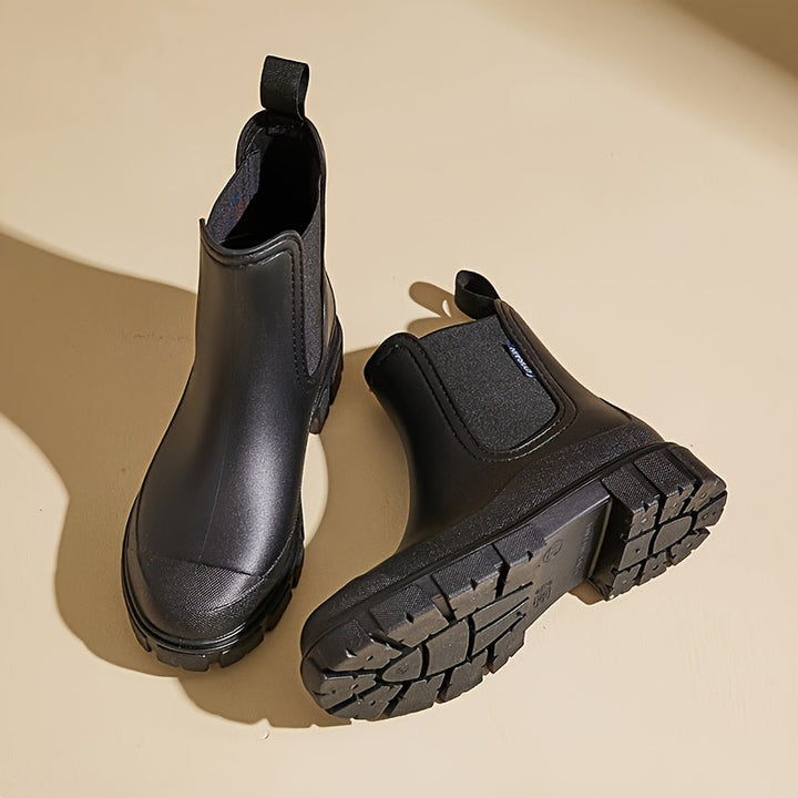 Fully waterproof Selora ladies mid-height boots, perfect for rainy days & keeping feet dry and comfortable.