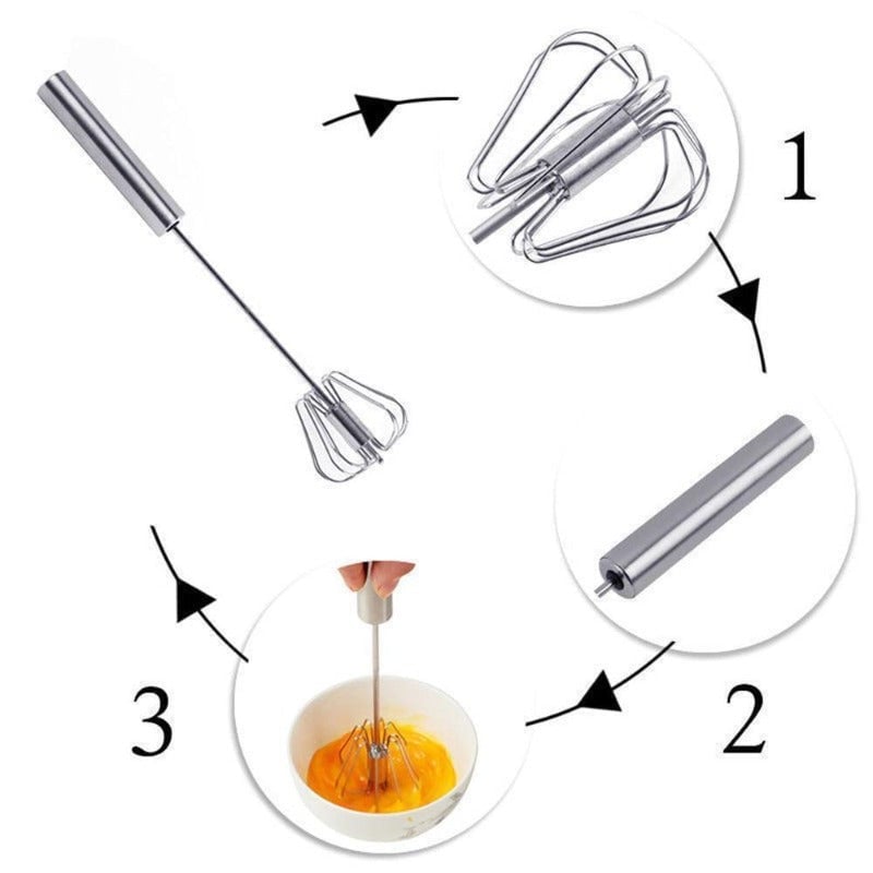 Efficient manual mixer and egg beater, a must-have kitchen tool