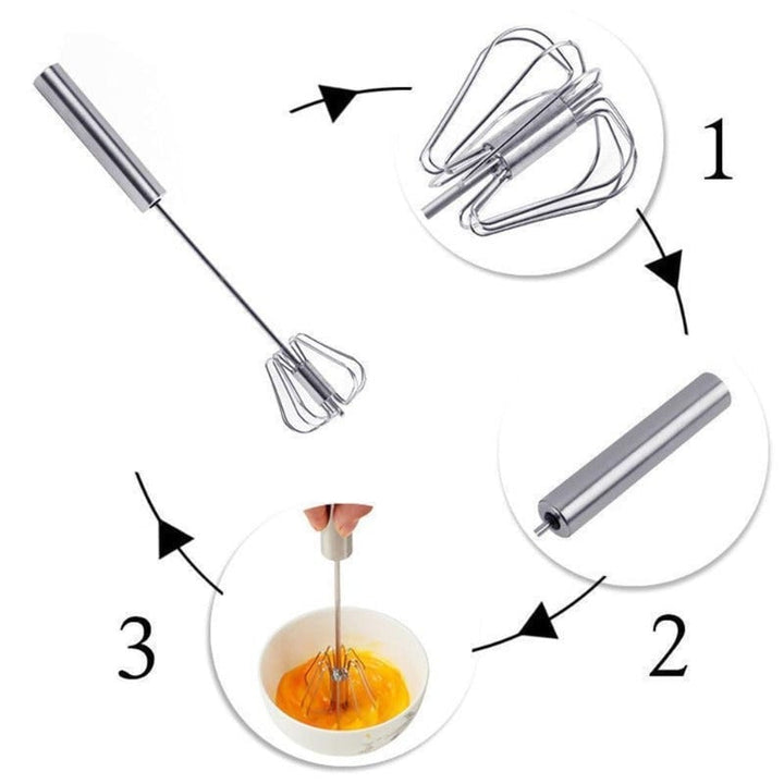 Efficient manual mixer and egg beater, a must-have kitchen tool